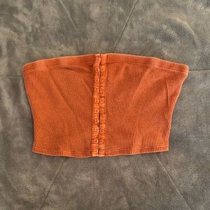 Urban Outfitters Brown/Orange (ish) Crop Top